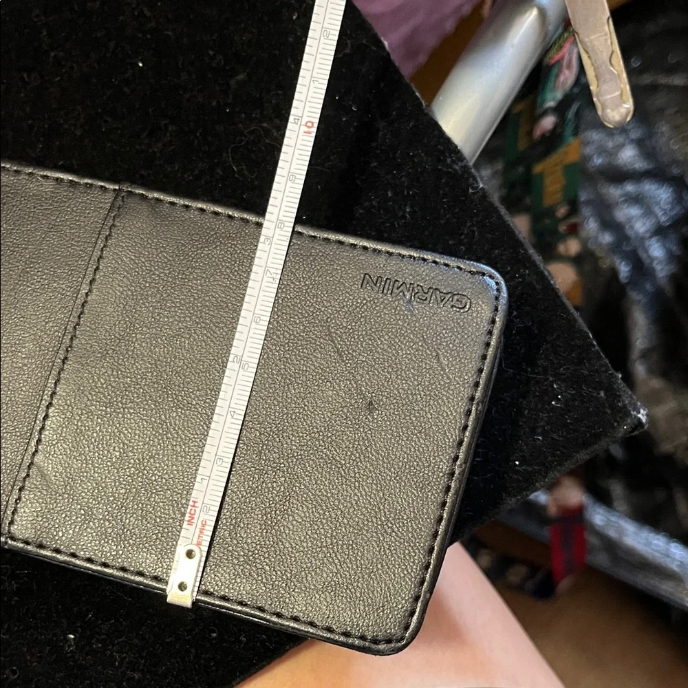 Garmin Black Leather Phone Case